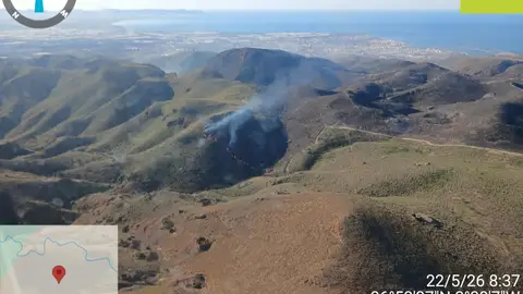 Incendio en la Sierra de Gádor, Almería Incendio en la Sierra de Gádor, Almería