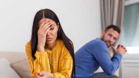 Una pareja tras una discusión