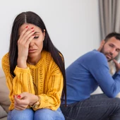 Una pareja tras una discusión Una pareja tras una discusión