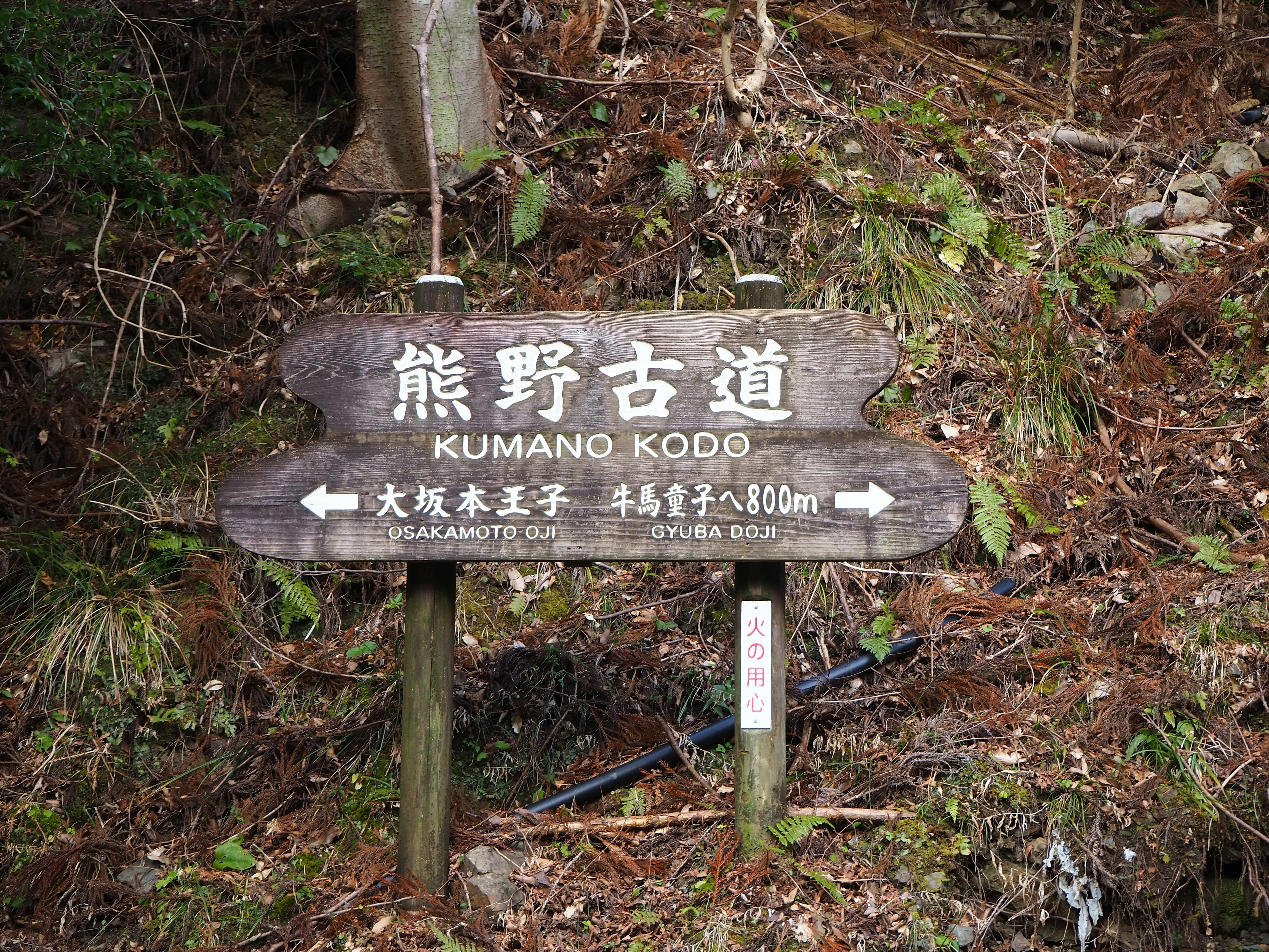 Cartel indicador Kumano Kodo Cartel indicador Kumano Kodo