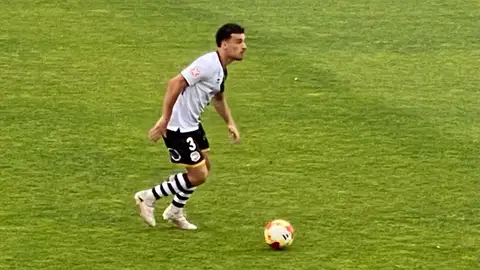 Aleix Gorjón, en un lance del último partido de Liga Aleix Gorjón, en un lance del último partido de Liga