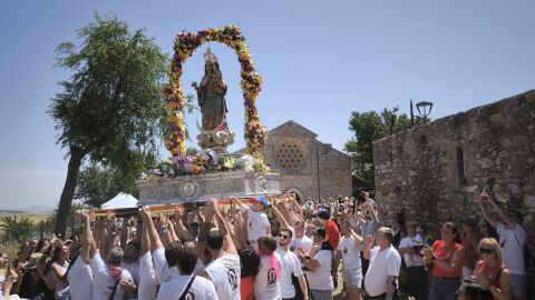 Llegada de la Virgen de Alarcos a su ermita