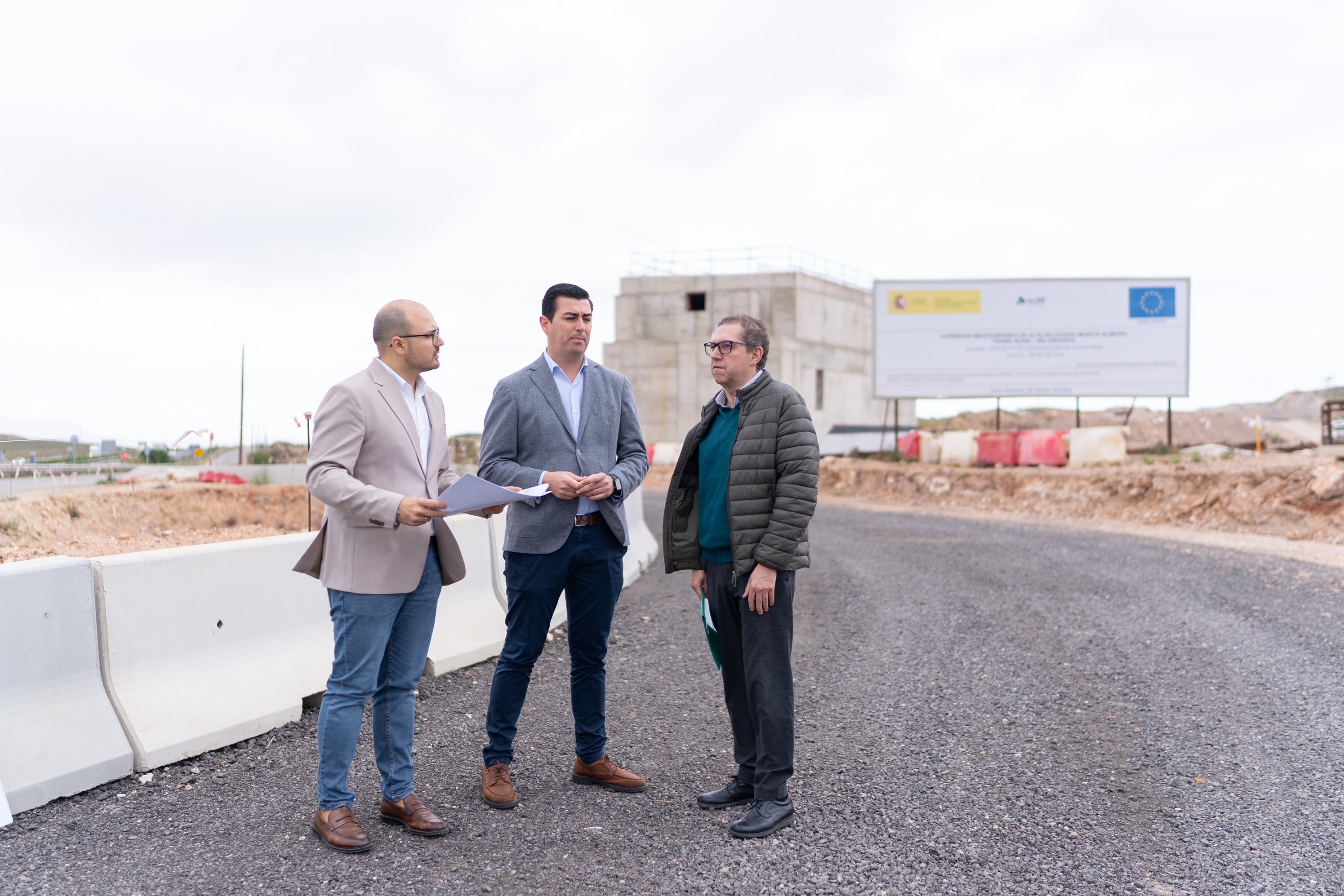 Visita del alcalde de Níjar a las obras del AVE Visita del alcalde de Níjar a las obras del AVE