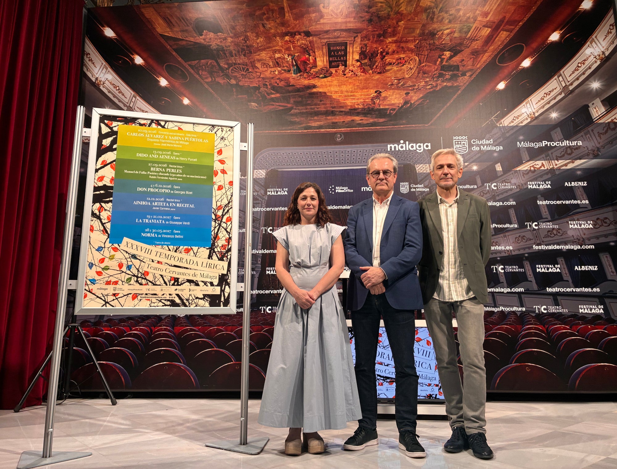 Don Procopio, La traviata, Norma o Dido and Aeneas, en la 38 Temporada Lírica Don Procopio, La traviata, Norma o Dido and Aeneas, en la 38 Temporada Lírica