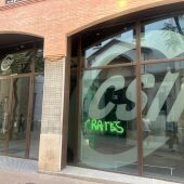 CSIF denuncia actos vandálicos en su sede en Castellón tras la reunión con Educación