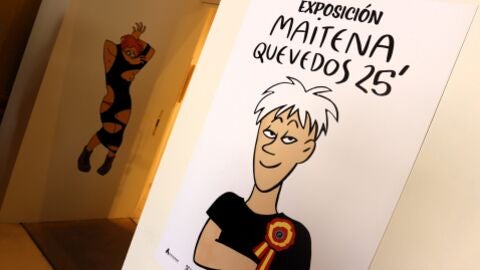 Cartel de la exposici&oacute;n "Maitena. Quevedos 2025"