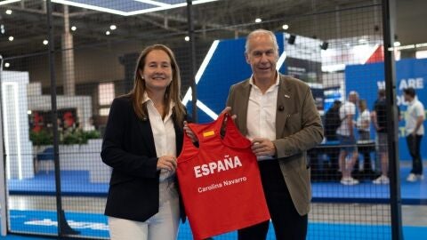 Carolina Navarro, seleccionadora de p&aacute;del