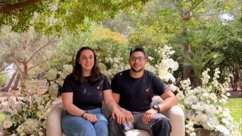Ana y Guillermo, de la Florister&iacute;a Anita Margarita