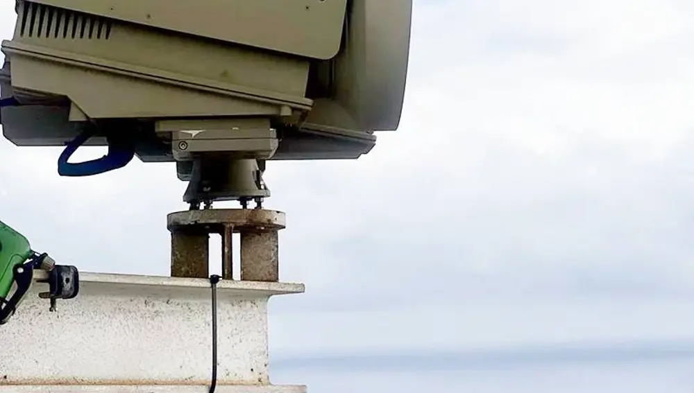 Imagen de uno de las cámaras que forman parte del Sistema Integrado de Vigilancia Exterior Imagen de uno de las cámaras que forman parte del Sistema Integrado de Vigilancia Exterior