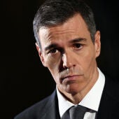 El presidente del Gobierno, Pedro Sánchez, durante su comparecencia en el Vaticano/ REUTERS/Francesco Fotia