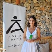 María Fajarnes, consellera de Promoción Económica durante la presentación de la Pasarela Adlib 2026