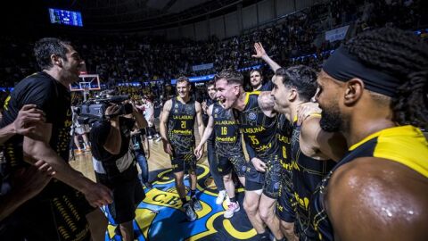 Jugadores de La Laguna Tenerife