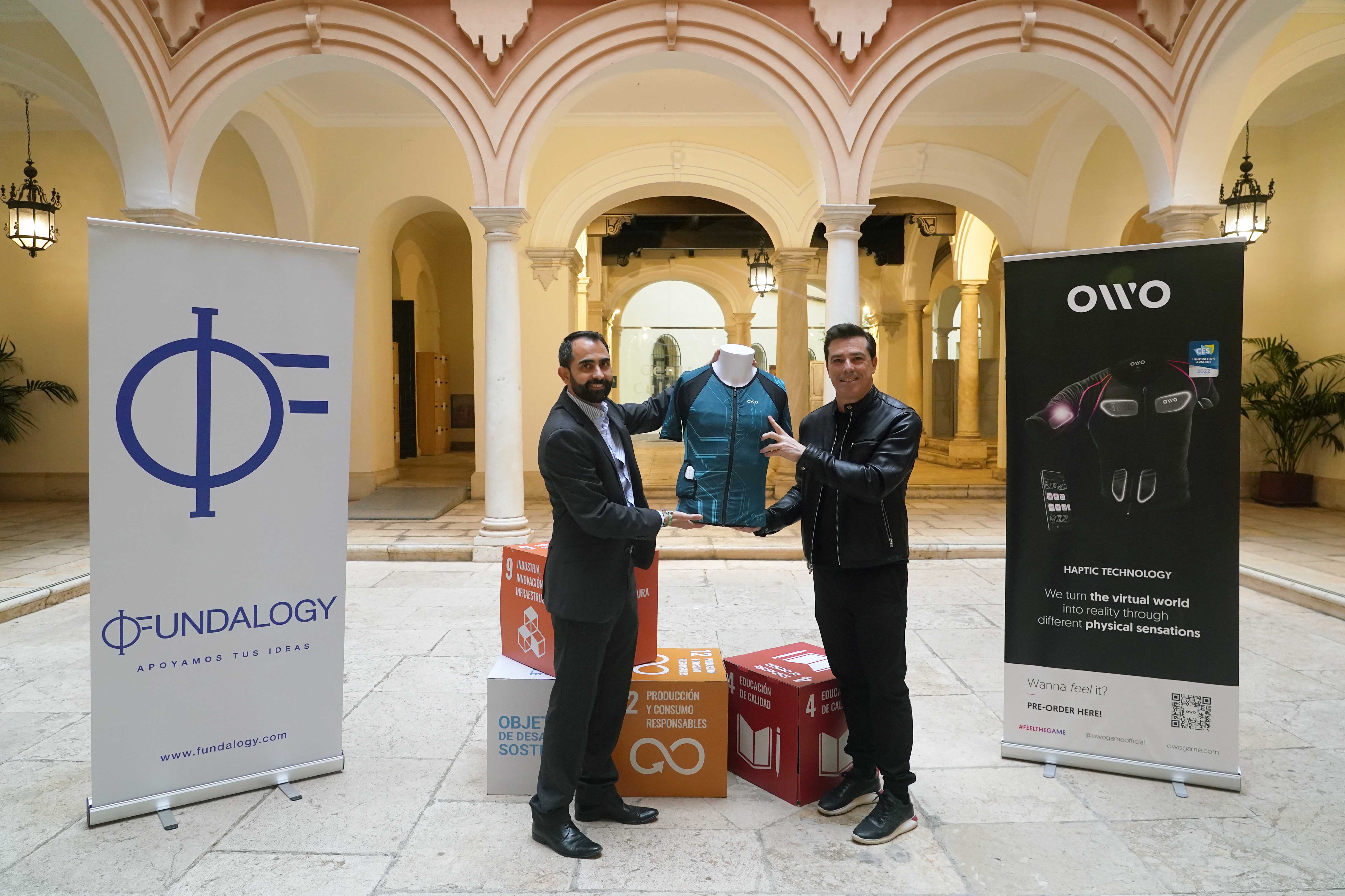 Fundalogy apoya a la startup Owo y su sistema háptico para sentir en entornos virtuales Fundalogy apoya a la startup Owo y su sistema háptico para sentir en entornos virtuales