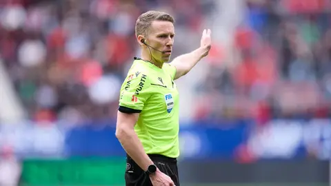 Hernández Hernández, durante un partido de LaLiga. Hernández Hernández, durante un partido de LaLiga.