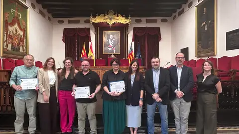 Entrega de los VI Premio Vicente Verdú de Periodismo e Innovación de Elche. Entrega de los VI Premio Vicente Verdú de Periodismo e Innovación de Elche.