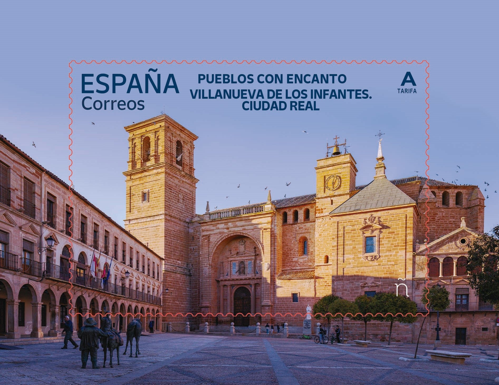 Correos emite un sello de la serie "Pueblos con encanto" dedicado a Villanueva de los Infantes Correos emite un sello de la serie "Pueblos con encanto" dedicado a Villanueva de los Infantes
