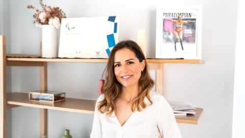 La atleta paralímpica Sara Andrés Barrio La atleta paralímpica Sara Andrés Barrio