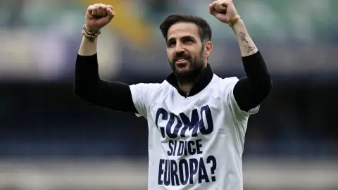 Cesc Fábregas, técnico del Como Cesc Fábregas, técnico del Como