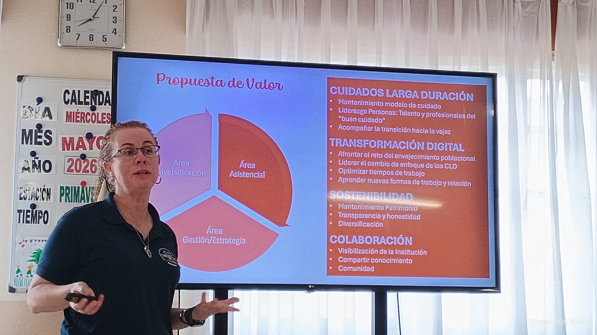 Sandra Cuesta directora: “Es un excedente que no esperábamos y que hay que gestionar con cautela” Sandra Cuesta directora: “Es un excedente que no esperábamos y que hay que gestionar con cautela”