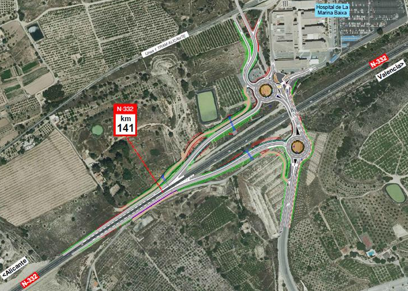 El nuevo acceso al Hospital Marina Baixa genera controversia por no mejorar la conexión desde Benidorm El nuevo acceso al Hospital Marina Baixa genera controversia por no mejorar la conexión desde Benidorm