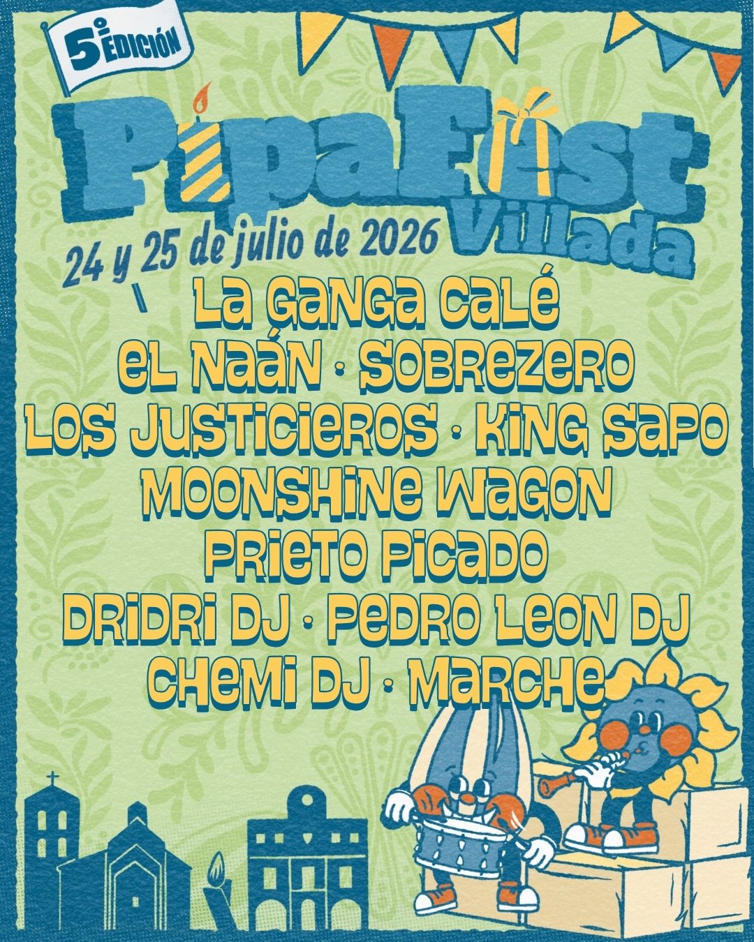 El Náan, La Ganga Calé o Moonshine Wagon conforman el cartel del Pipa Fest El Náan, La Ganga Calé o Moonshine Wagon conforman el cartel del Pipa Fest