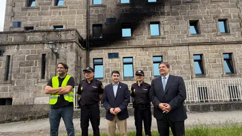 Las obras en la comisaría de la Policía Nacional de Santiago que sufrió un incendio empezarán el lunes 1 de junio Las obras en la comisaría de la Policía Nacional de Santiago que sufrió un incendio empezarán el lunes 1 de junio