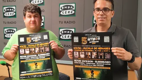 TUPUJUME organiza el próximo 6 de junio la V edición del festival solidario Ritmos que Integran Kiko García, integrante de la tribu TUPUJUME, y Carlos Mercader, responsable de Comunicación de la asociación