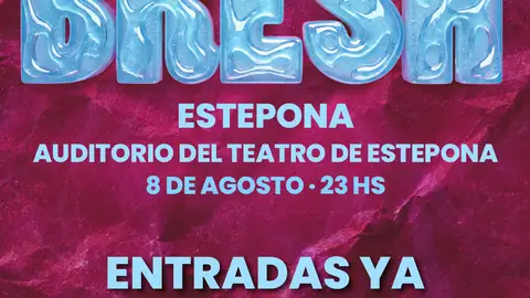 BRESH llega a Estepona el próximo 8 de agosto con una noche llena de música, espectáculo y diversión BRESH llega a Estepona el próximo 8 de agosto con una noche llena de música, espectáculo y diversión