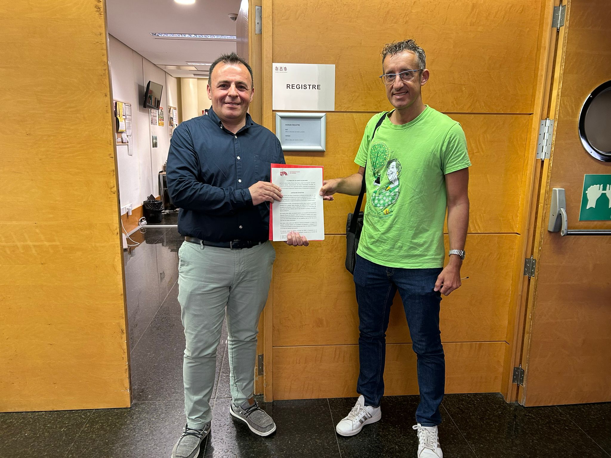 El PSPV lleva a Les Corts la exigencia de construir un nuevo Conservatorio de Música en Elche El PSPV lleva a Les Corts la exigencia de construir un nuevo Conservatorio de Música en Elche