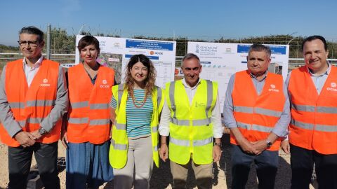 Visita a las obras de modernizaci&oacute;n del sector 35 en Almussafes, Benifai&oacute; y Sollana