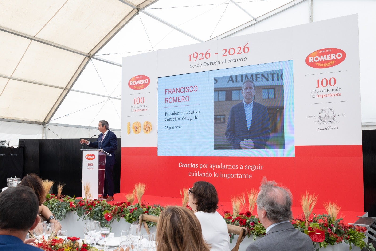 Pastas Romero celebra su centenario en Daroca Pastas Romero celebra su centenario en Daroca