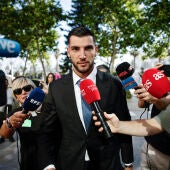Rafa Mir, a su llegada al juicio este jueves en Valencia.