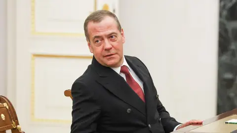 Dmitry Medvedev, expresidente de Rusia, en una imagen de archivo Dmitry Medvedev, expresidente de Rusia, en una imagen de archivo