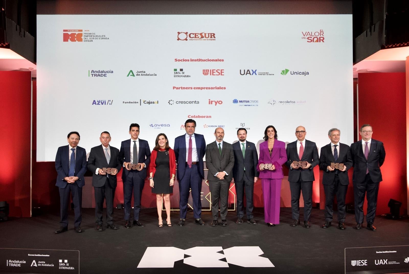 El sur empresarial reivindica su peso económico en Madrid durante la VII edición de los Premios PEC El sur empresarial reivindica su peso económico en Madrid durante la VII edición de los Premios PEC