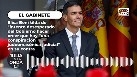 Elisa Beni tilda de "intento desesperado" del Gobierno hacer creer que hay "una conspiración judeomasónica judicial" en su contra