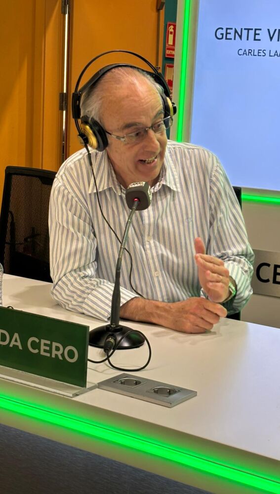 José Alberto Cortés durante la entrevista