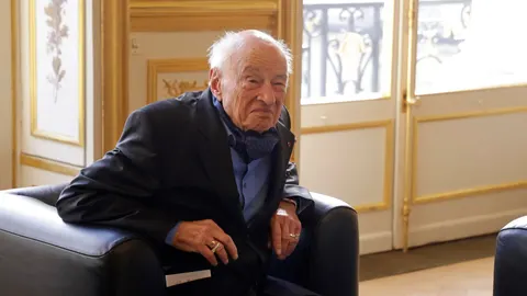 Foto de archivo de 2021 del filósofo y sociólogo francés Edgar Morin
