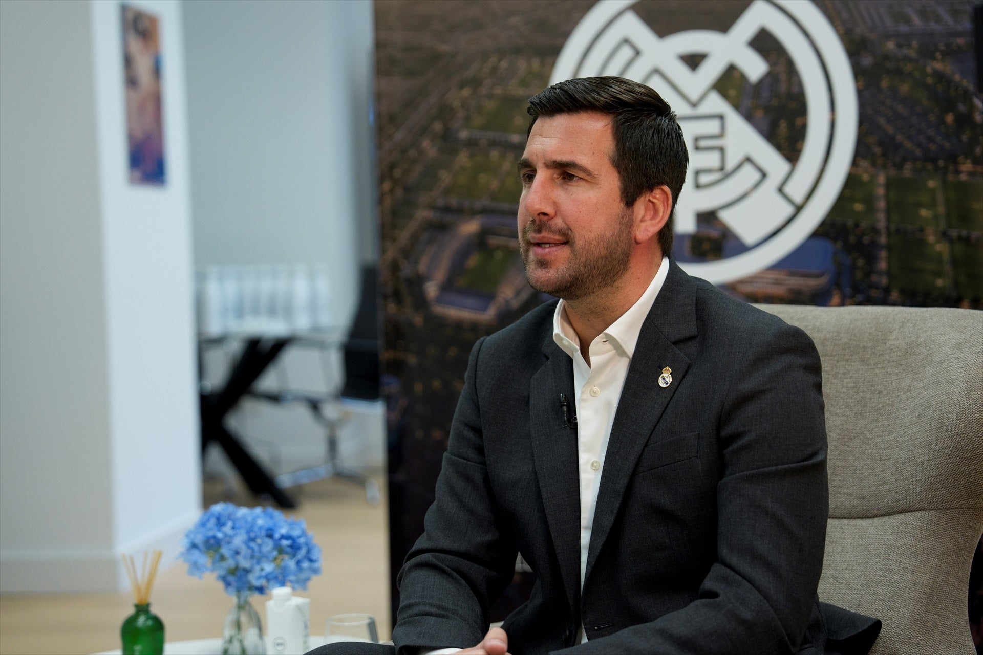 Enrique Riquelme durante una entrevista concedida a Europa Press desde su oficina Enrique Riquelme durante una entrevista concedida a Europa Press desde su oficina