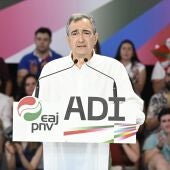 El presidente del EBB, Aitor Esteban, durante un acto político 