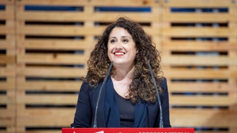 La portavoz socialista, Emma López, durante el 27º congreso federal socialista La portavoz socialista, Emma López, durante el 27º congreso federal socialista