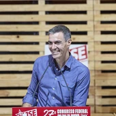 El presidente del Gobierno, Pedro Sánchez, durante el acto de las Juventudes Socialistas El presidente del Gobierno, Pedro Sánchez, durante el acto de las Juventudes Socialistas