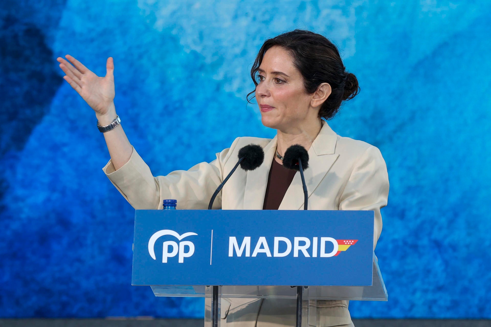 La presidenta de la Comunidad de Madrid, Isabel Díaz Ayuso, participa en el acto de clausura del PP de Madrid La presidenta de la Comunidad de Madrid, Isabel Díaz Ayuso, participa en el acto de clausura del PP de Madrid