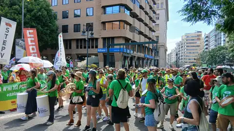 La manifestación ha transcurrido con normalidad hasta la Consellería de Educación. La manifestación ha transcurrido con normalidad hasta la Consellería de Educación.