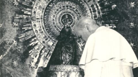 Visita de Juan Pablo II en 1982 a la Basílica del Pilar de Zaragoza Visita de Juan Pablo II en 1982 a la Basílica del Pilar de Zaragoza