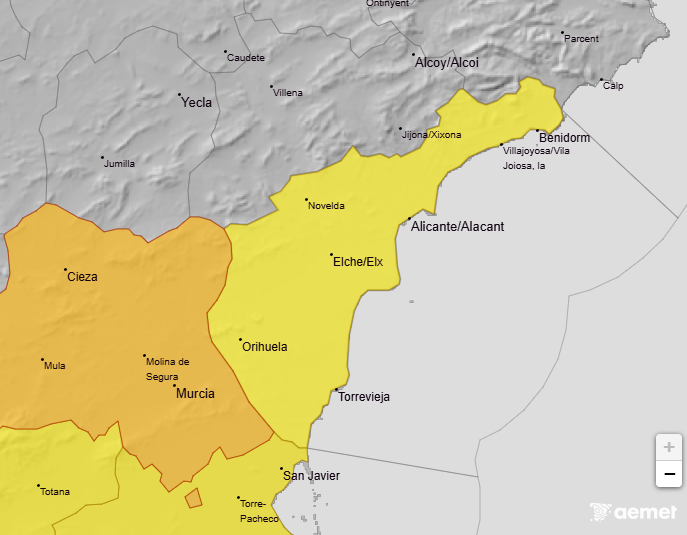 El calor aprieta este martes en Elche, Crevillent y Santa Pola; la Aemet activa el aviso amarillo por altas temperaturas El calor aprieta este martes en Elche, Crevillent y Santa Pola; la Aemet activa el aviso amarillo por altas temperaturas