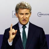 El líder del PP, Alberto Núñez Feijóo, durante su participación en la segunda jornada de la reunión anual del Cercle d'Economia, en Barcelona/ EFE/Quique Garcia
