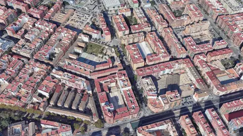 Vista aérea del ámbito del PAI sumbiela
