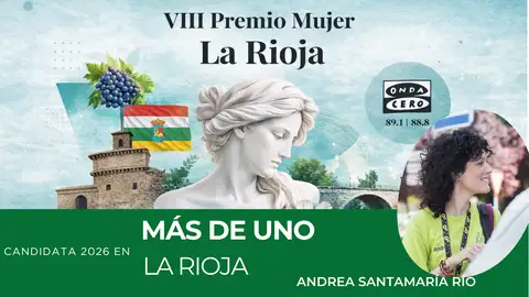 VIII Premio Mujer La Rioja, candidata Andrea Santamaría Río VIII Premio Mujer La Rioja, candidata Andrea Santamaría Río