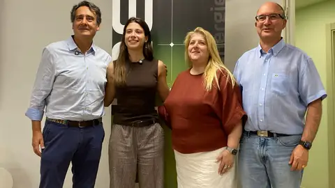 Presentación de Inés Santibáñez en la sede de Meins, nuevo patrocinador principal Presentación de Inés Santibáñez en la sede de Meins, nuevo patrocinador principal