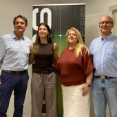 Presentación de Inés Santibáñez en la sede de Meins, nuevo patrocinador principal